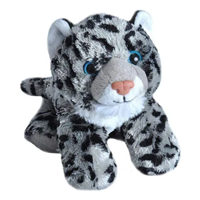 PELUCHE MINI LEOPARDO DE LA NIEVES 17CM