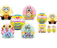 PELUCHE BOB ESPONJA SNACKLES EN BOLA SORPRESA