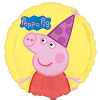 Globo Peppa Pig Redondo - Aluminio 45cm