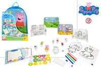 Mochila con Pinturas y Escenario Peppa Pig 