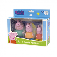 PEPPA PIG: 3 FIGURAS DE BAÑO (PEPPA, MAMAPIG Y PAPAPIG)