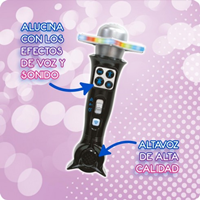 MICRÓFONO DE KARAOKE DISCO BLUETOOTH