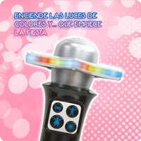 MICRÓFONO DE KARAOKE DISCO BLUETOOTH