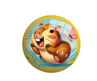Pelota Capibara Pvc 13 cm 